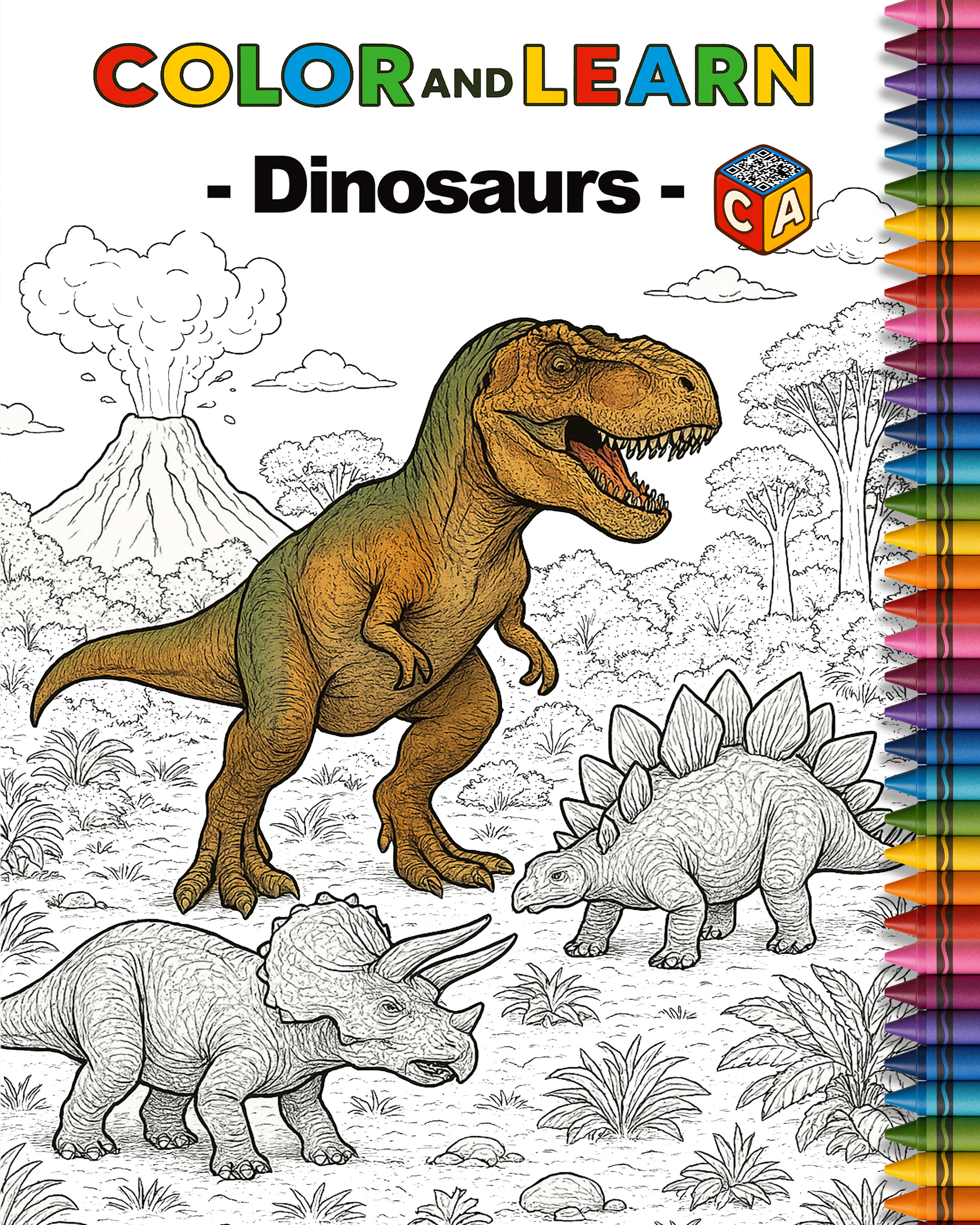 Dinosaurs Coloring Book